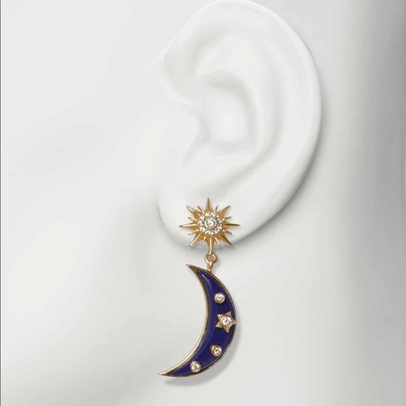 🆑THE SOLE / SOCIETY® INTERGALACTIC DOUBLE DROP POST EARRINGS - Picture 7 of 8